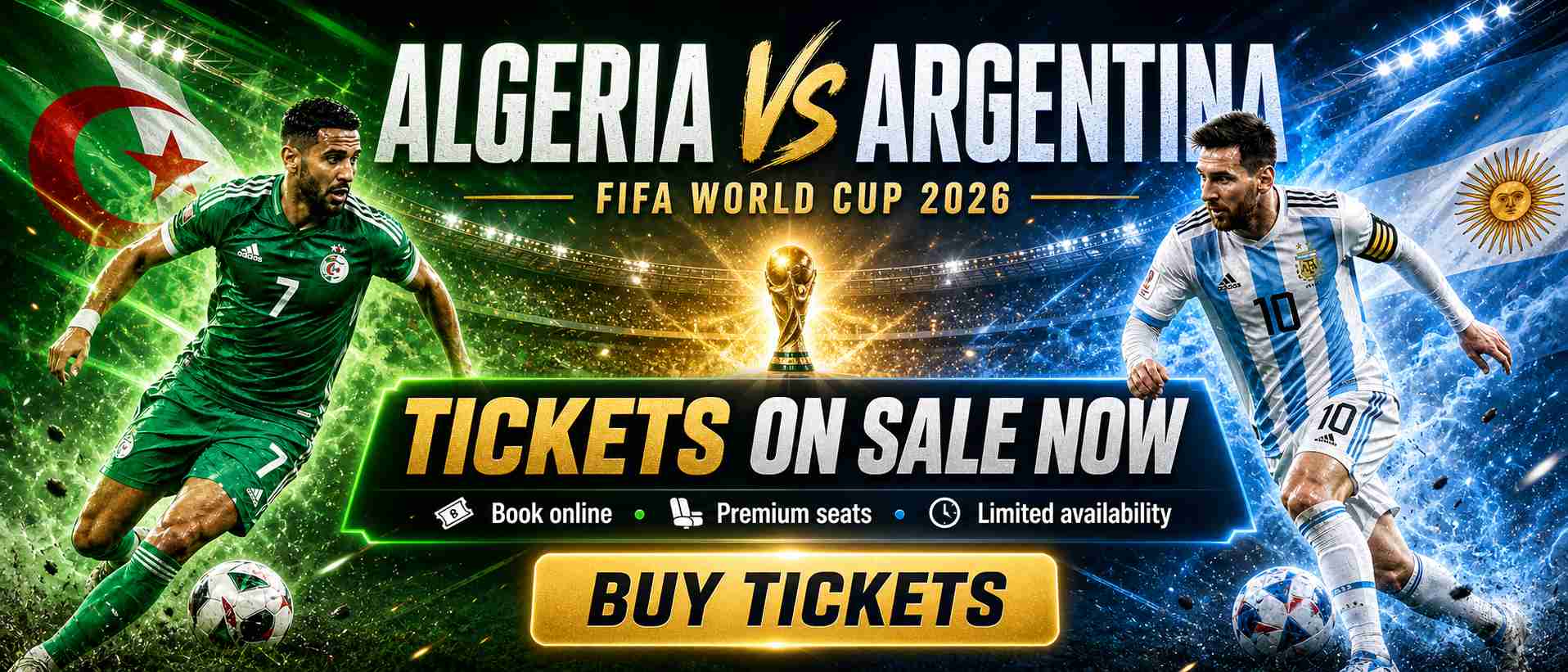 World Cup 2026 Argentina vs Algeria tickets